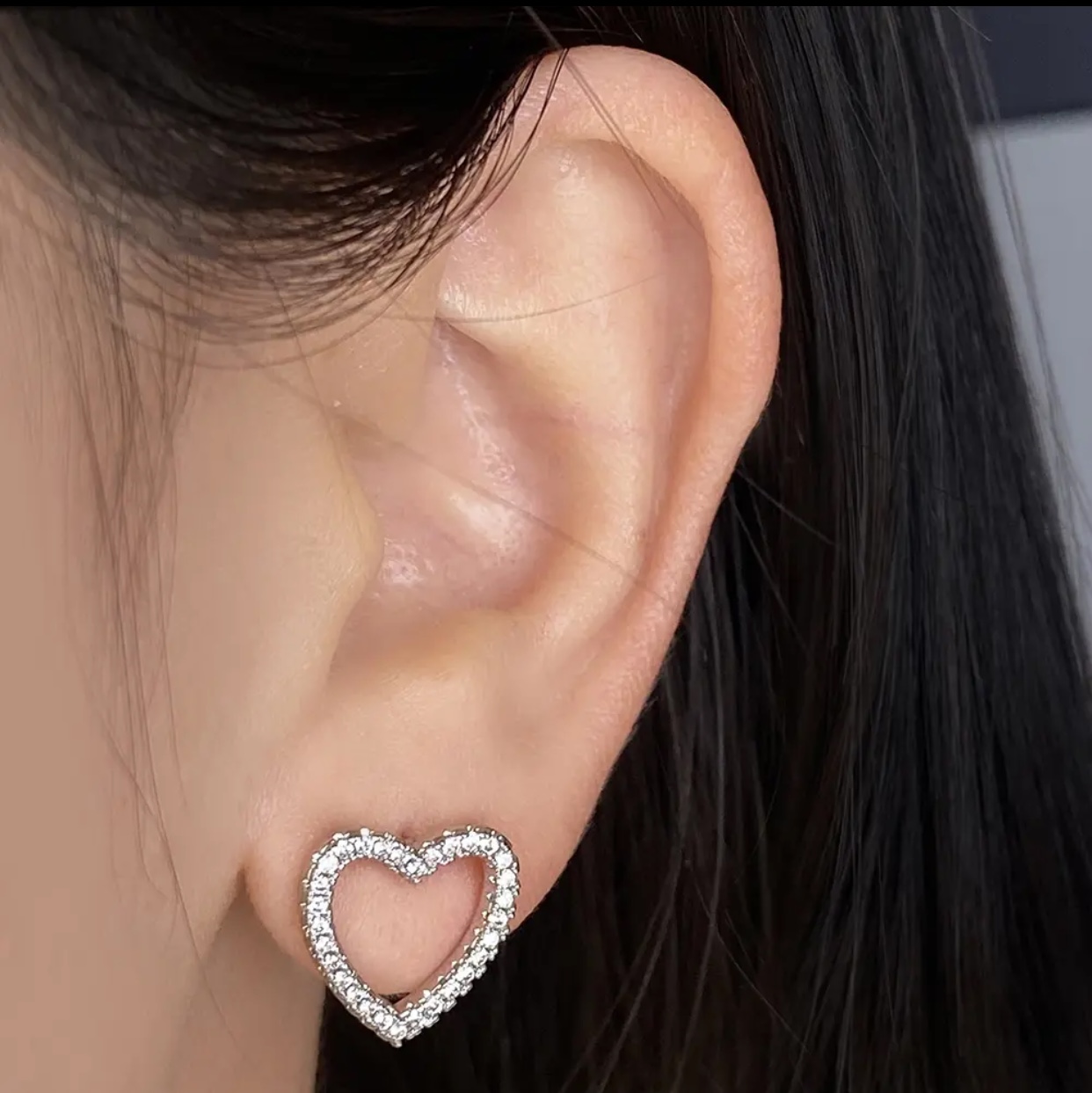 Ensemble collier boucles en argent  - Vue détaillée 5