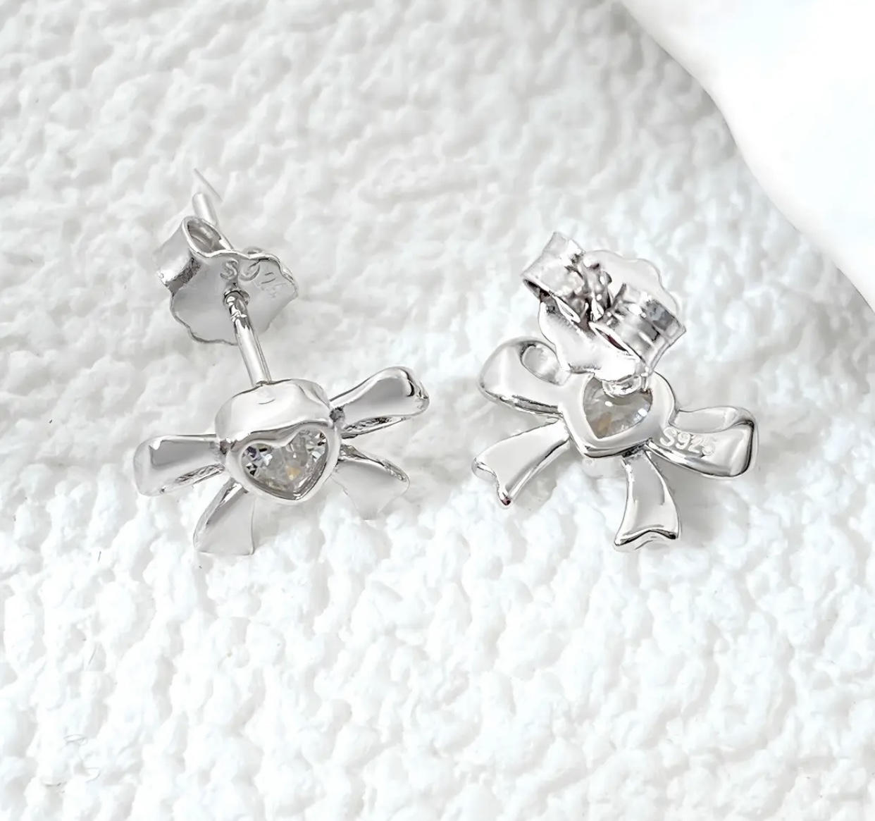 Ensemble boucles bague en argent  - Vue détaillée 3