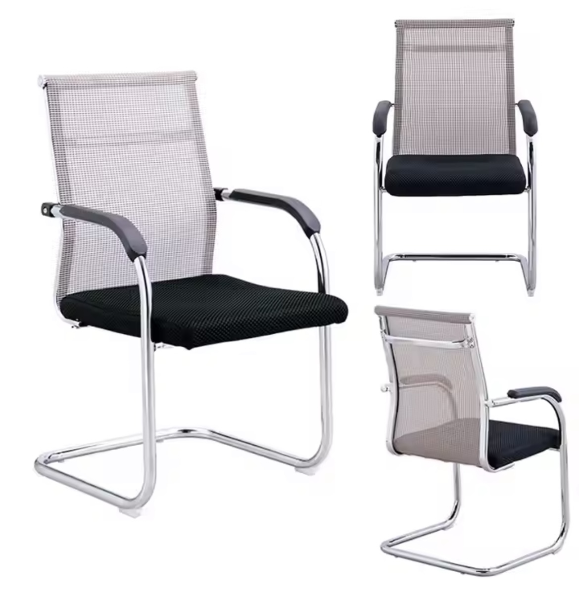 Chaise visiteurs  avec accoudoir  - Vue détaillée 1