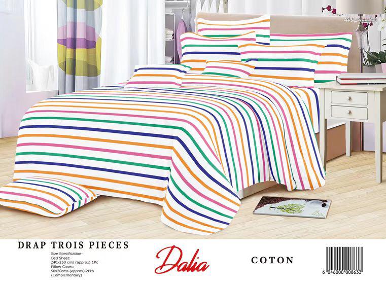 Drap 3 places  - Vue détaillée 6