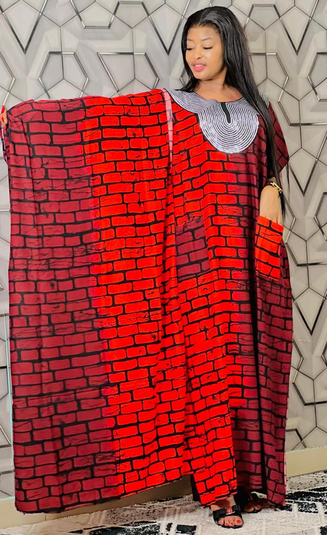 Robes coton avec du foulard  - Vue détaillée 2