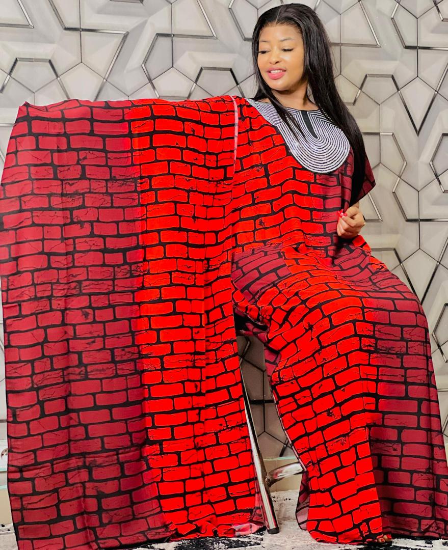 Robes coton avec du foulard  - Vue détaillée 5