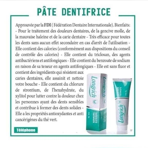 Pate dentifrices  - Vue détaillée 2