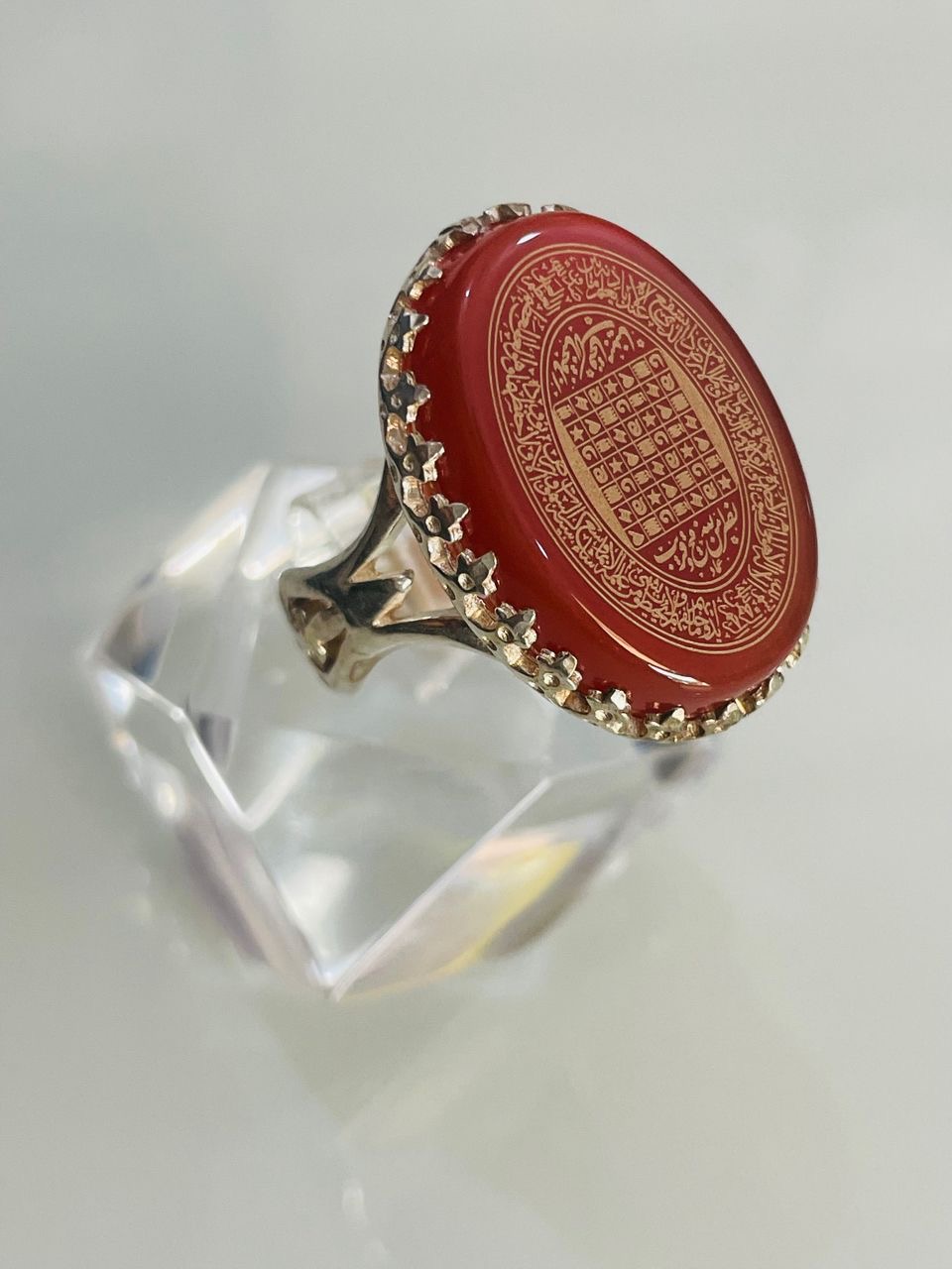 Bague en argent blanc  - Vue détaillée 2