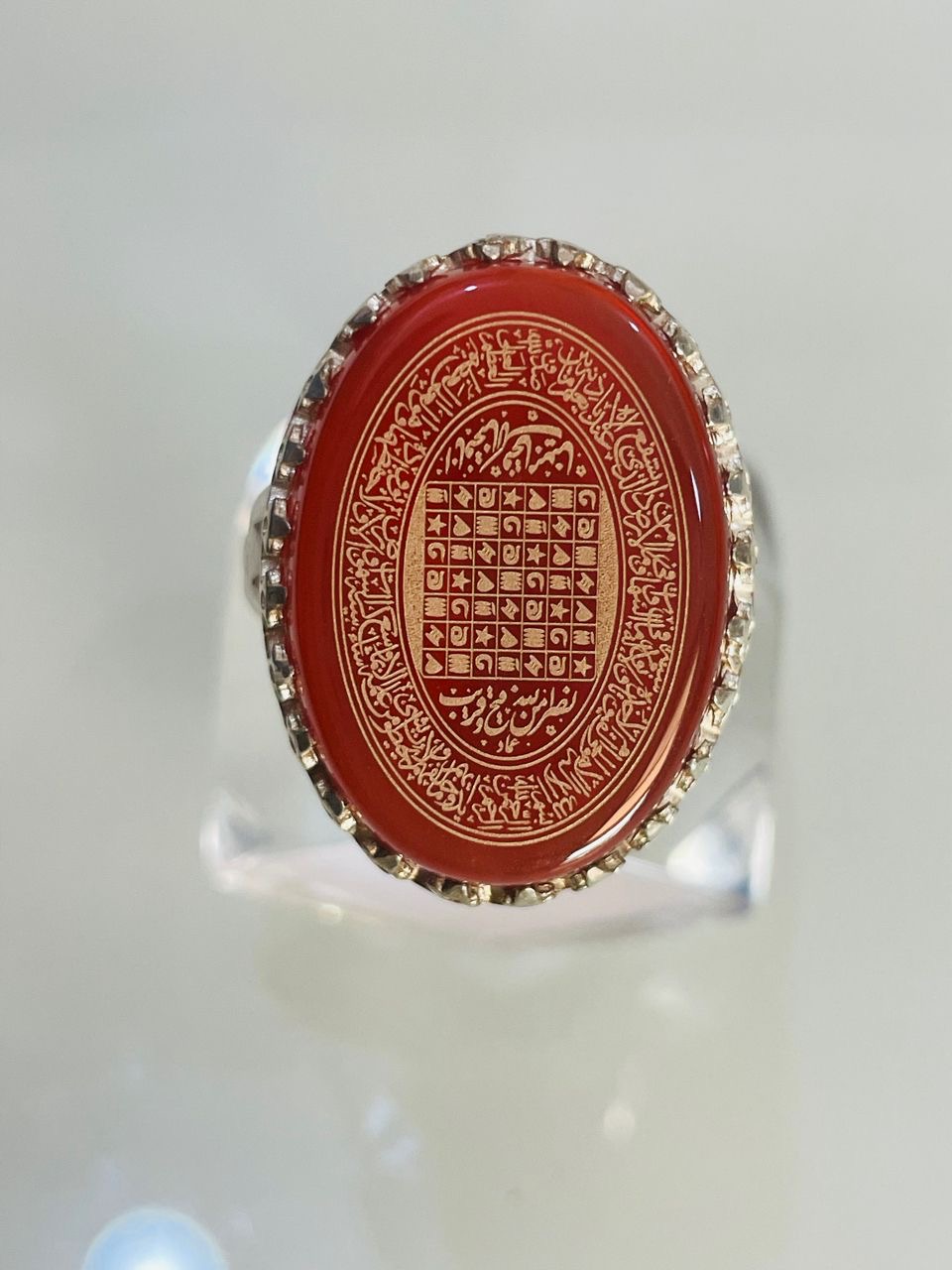 Bague en argent blanc  - Vue détaillée 3