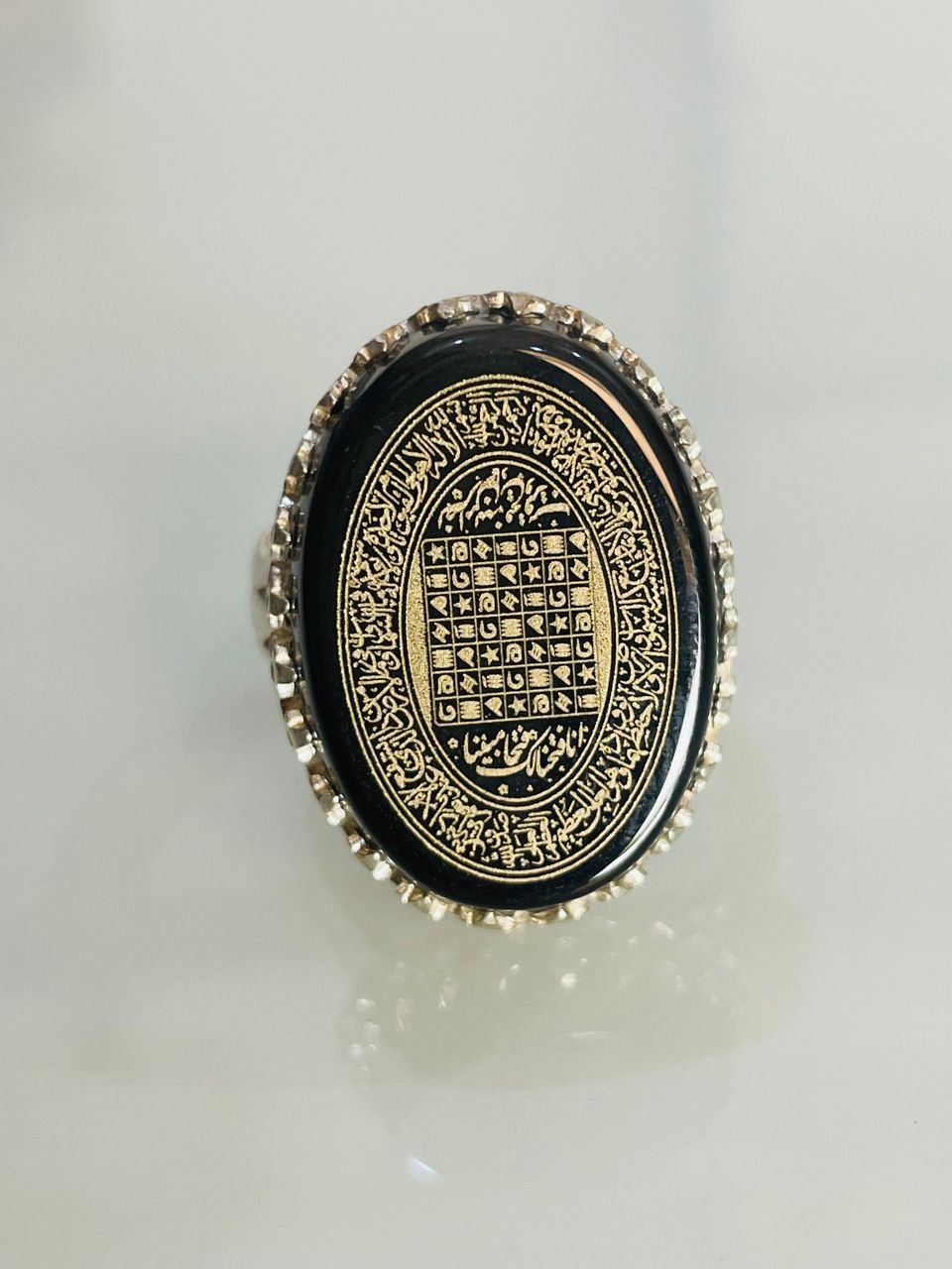 Bague en argent blanc  - Vue détaillée 8