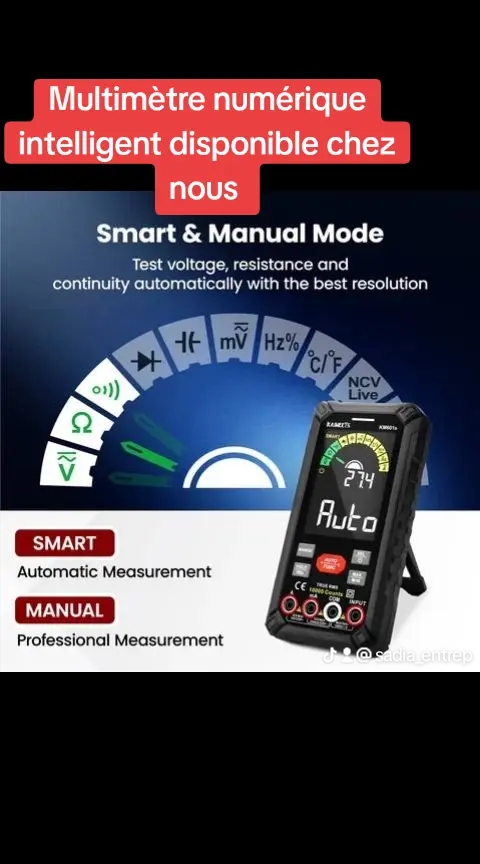 Multimètre numérique intelligent  - Vue détaillée 3