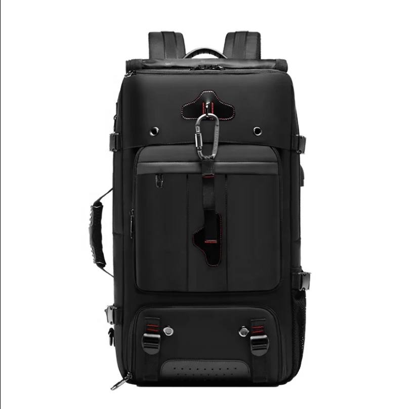 sac à dos de voyage pour hommes de grande capacité, sac de randonnée en plein air multifonctionnel et étanche avec rangement indépendant pour chaussures - Vue détaillée 5