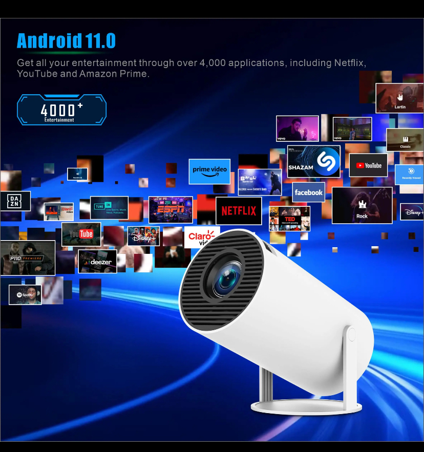 Vidéo projecteur Android  - Vue détaillée 6