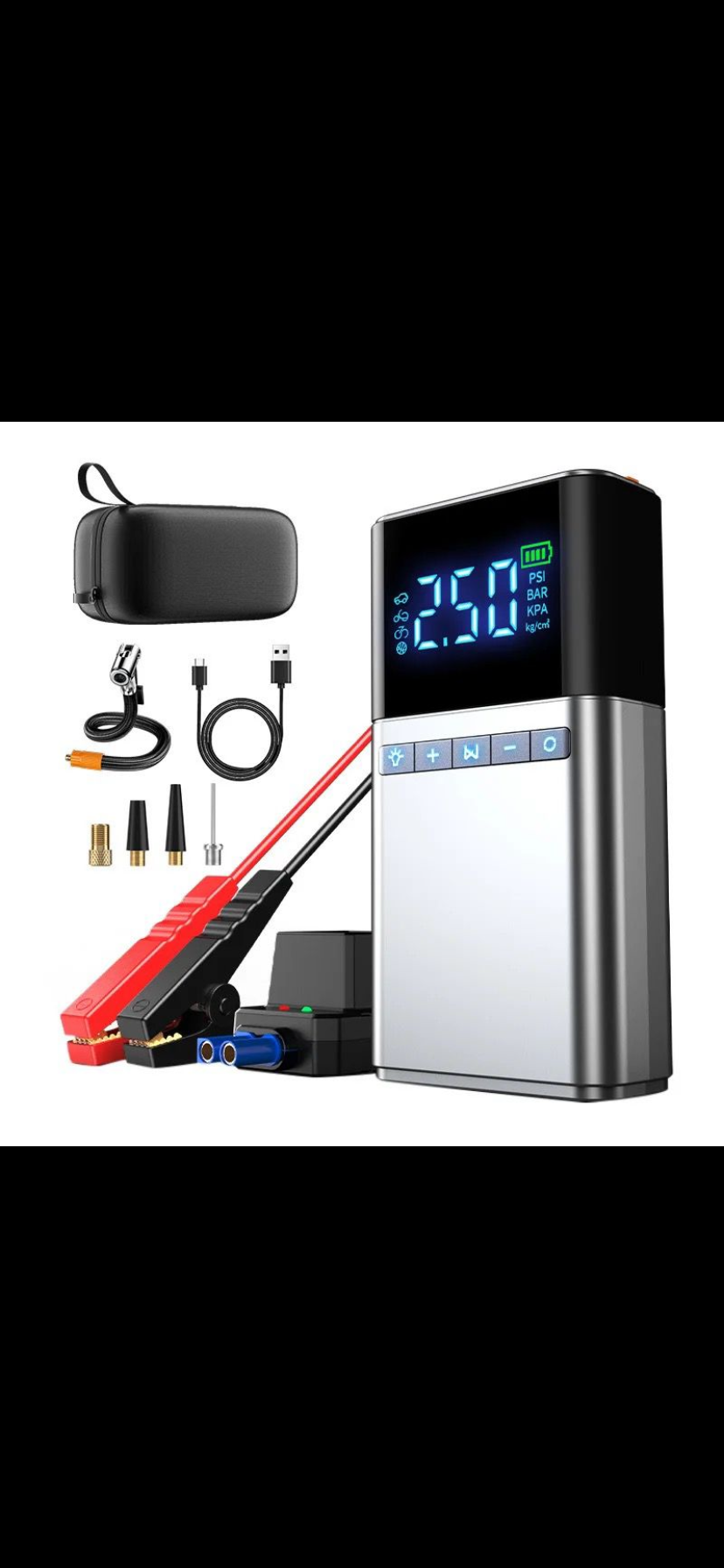 Gonfleur numérique et chargeur de Batterie  - Vue détaillée 2