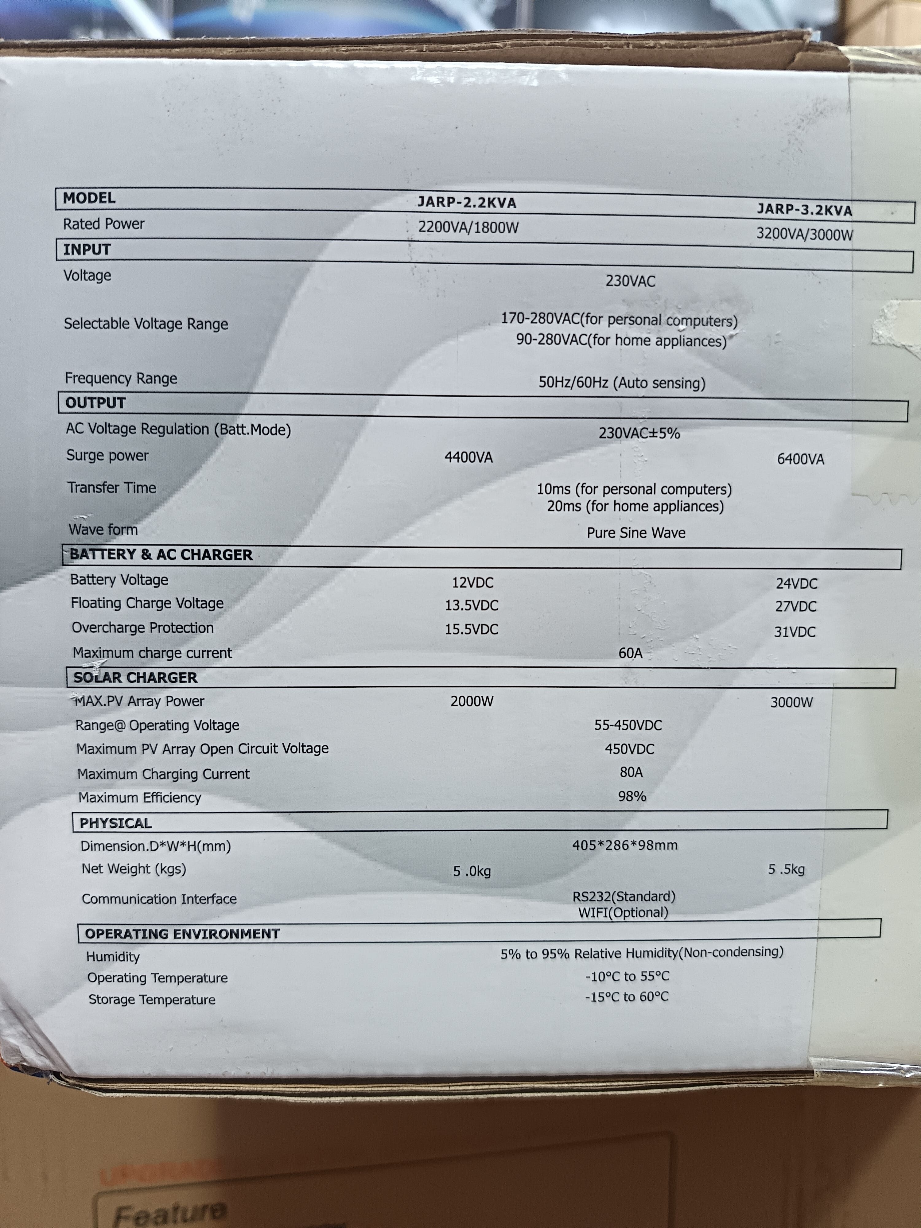 Hybride solar JARRETT  - Vue détaillée 2