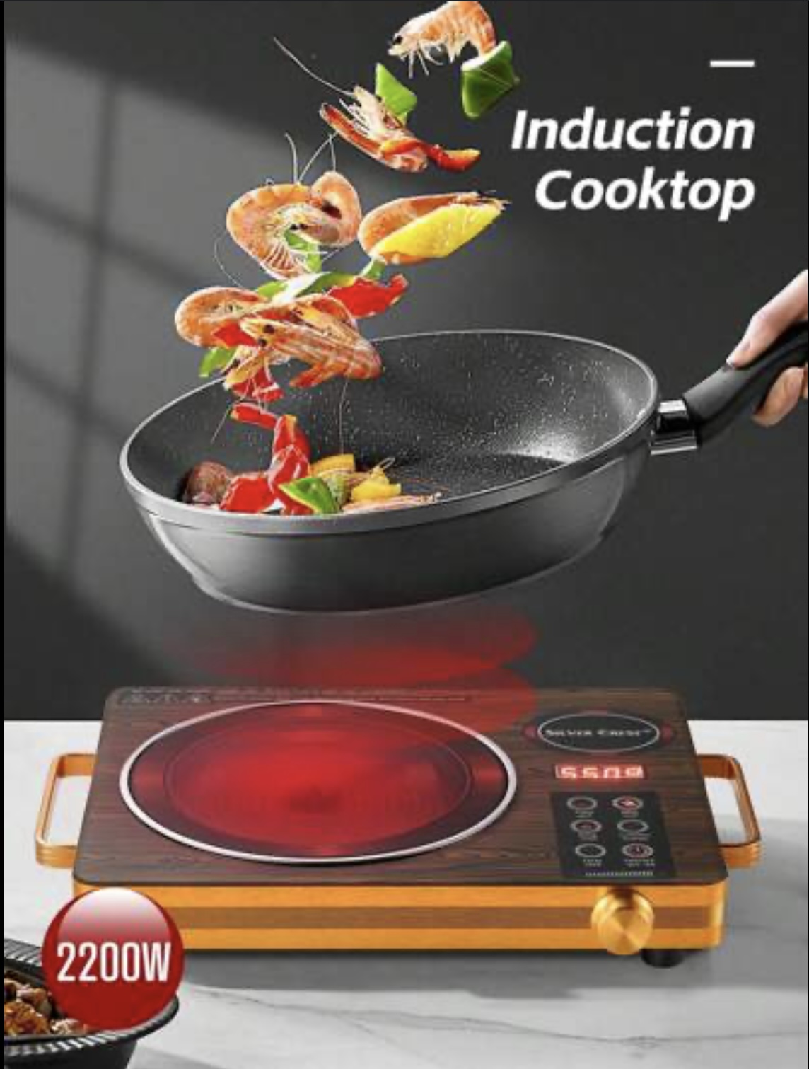 Cuisinière électrique moyenne format  - Vue détaillée 1