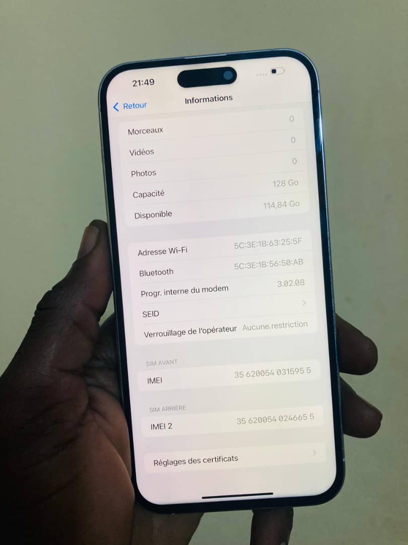 iPhone 14 Pro Max - Vue détaillée 3