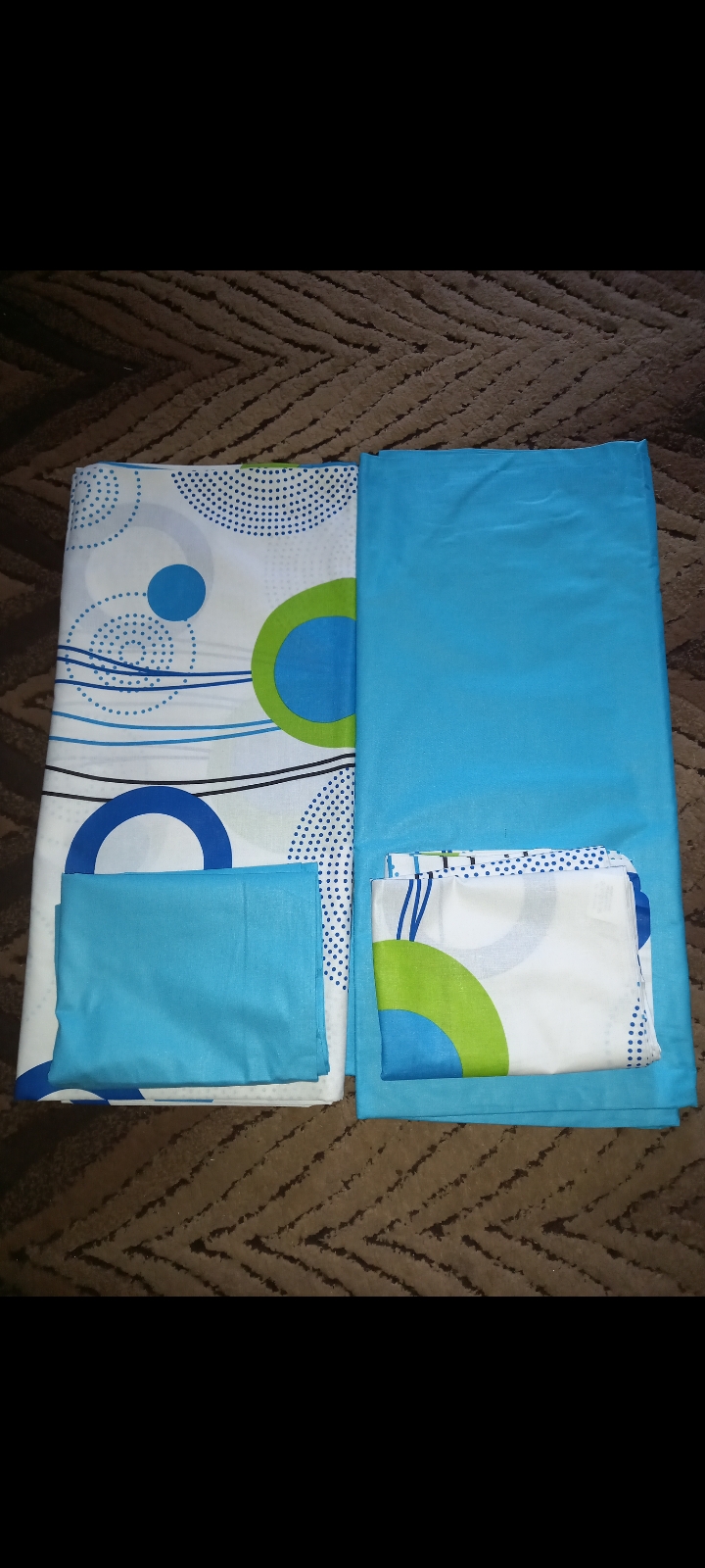 Draps de lit 3 places 💯 %coton  - Vue détaillée 3