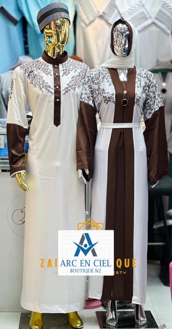 Couple abaya - Vue détaillée 3