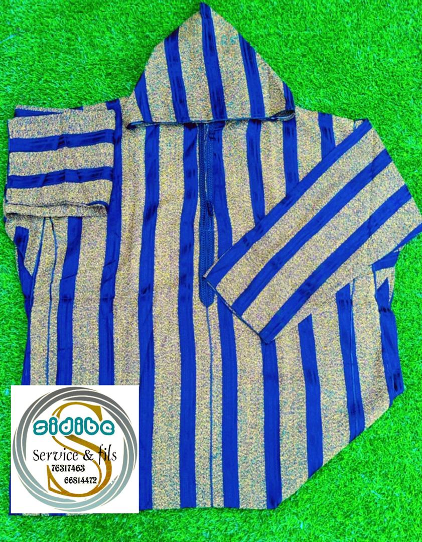 Boubou Marocain Rayé - Vue détaillée 3