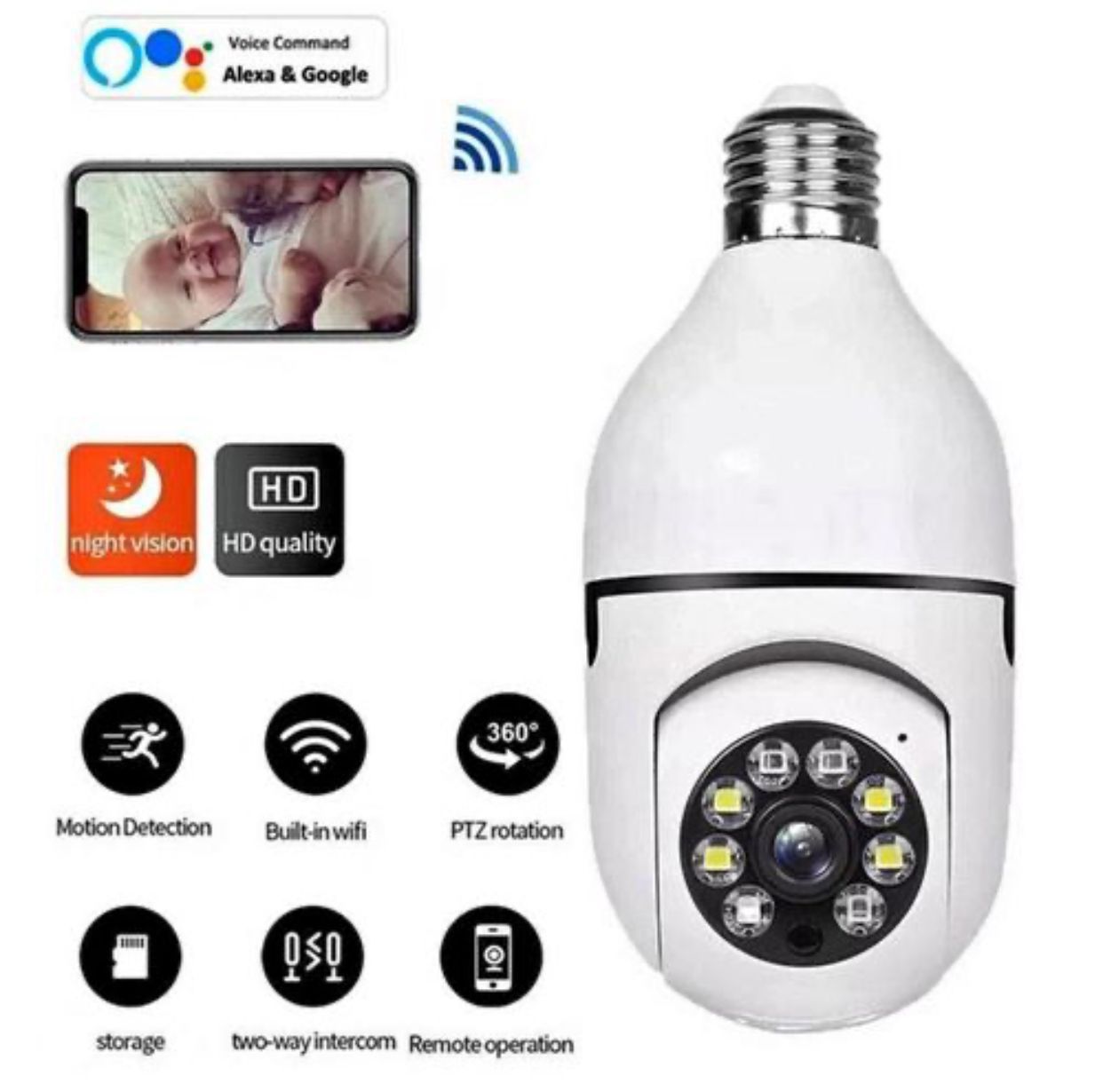 Camera de surveillance connect sur téléphone - Vue détaillée 4