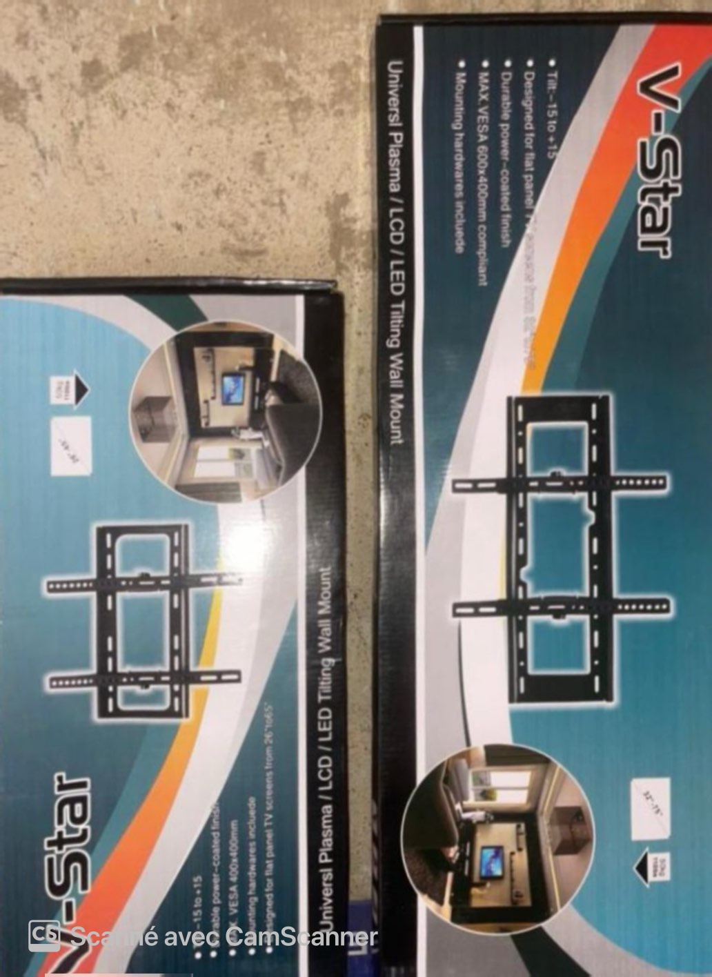 Support tv - Vue détaillée 2