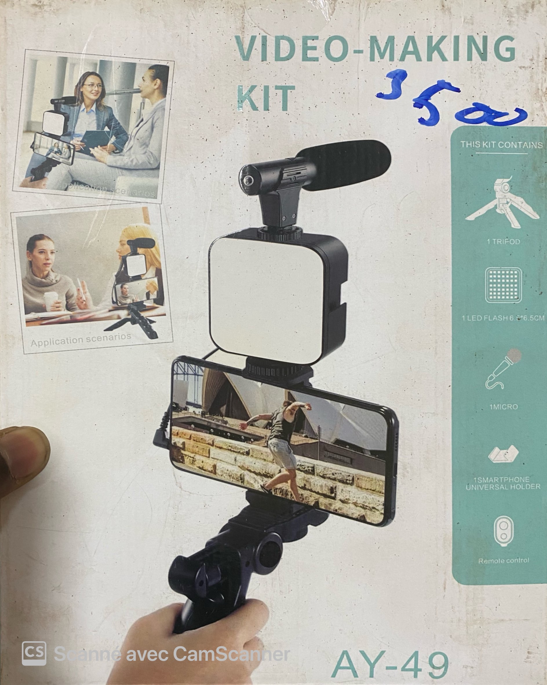 Support caméra - Vue détaillée 1