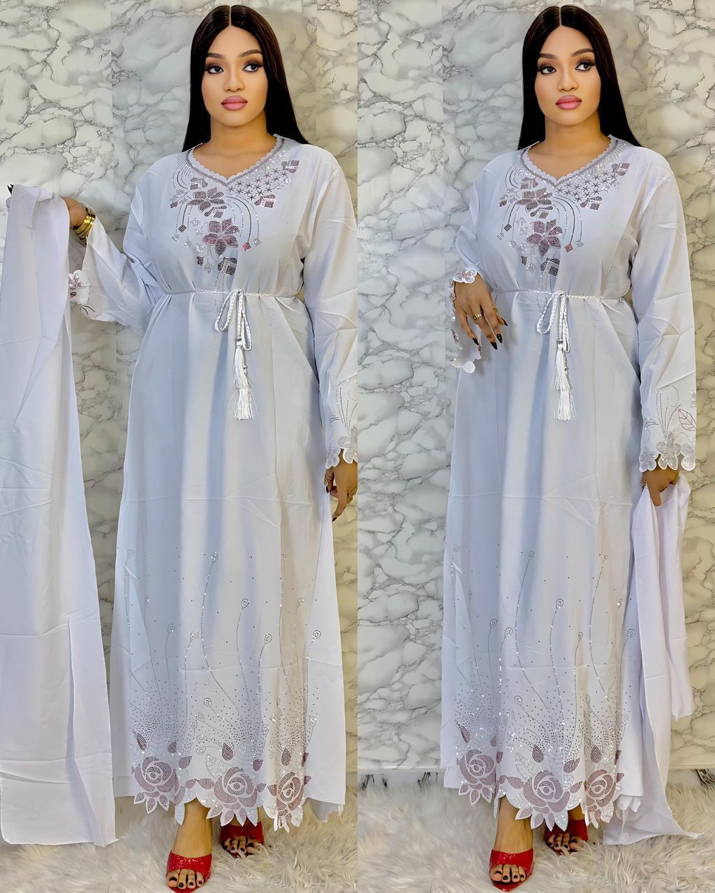 🌟✨ **Découvrez l'élégance intemporelle avec notre robe classique !** ✨🌟 - Vue détaillée 3