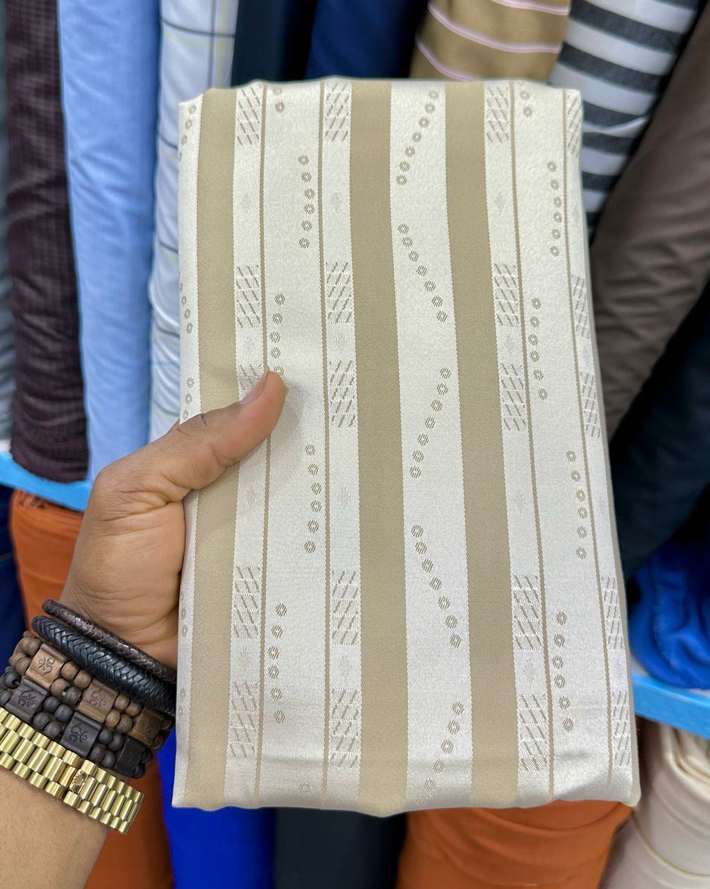 Tissu Bazin - Vue détaillée 2