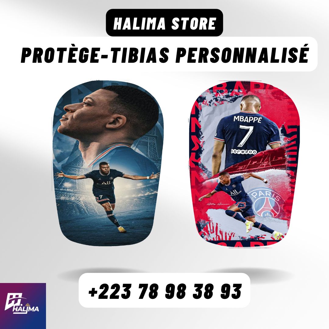 Protège-tibias personnalisé - Vue détaillée 1