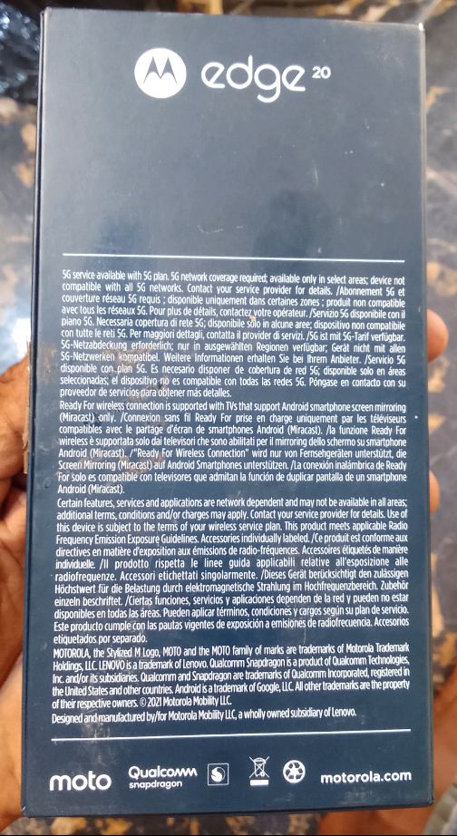 Motorola - Vue détaillée 1