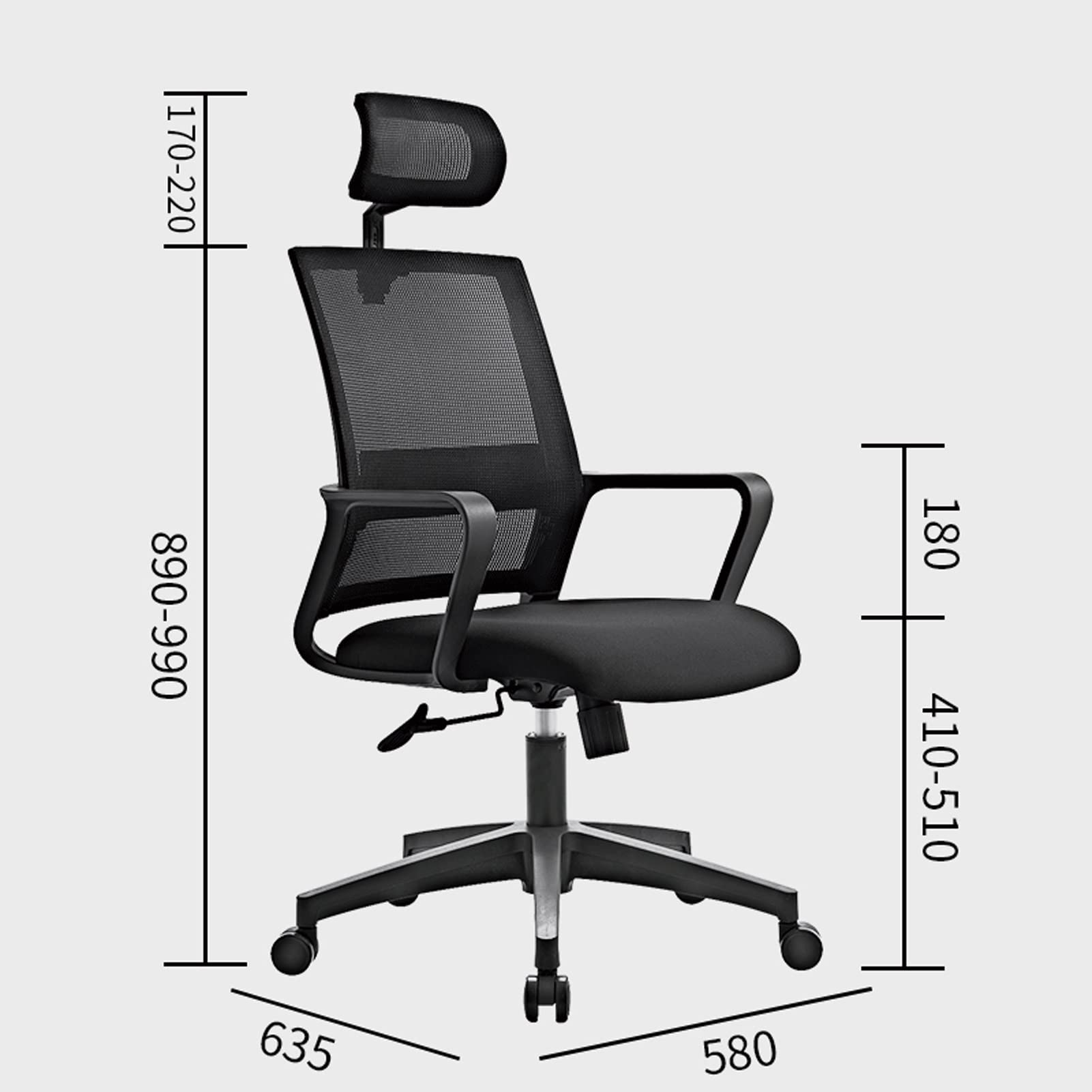 Fauteuil secrétaire - Vue détaillée 1