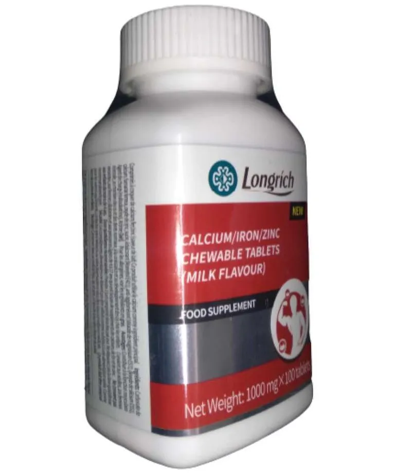 LONGRICH CALCIUM Ce produit c’est une source importante de calcium enrichi au magnésium, au zinc et au fer. - Vue détaillée 1