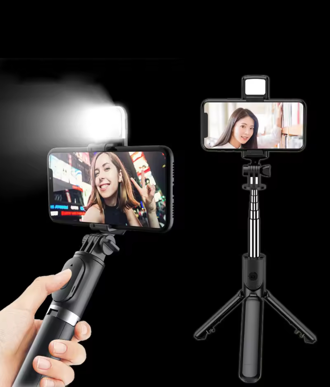 TRÉPIED Selfie 3-en-1 - Vue détaillée 1