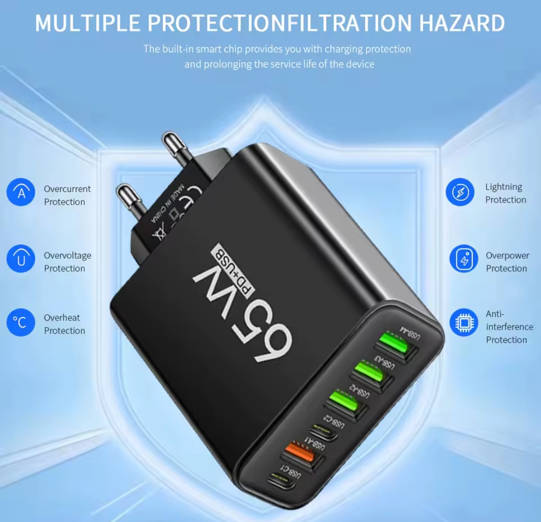 Chargeur Ultra-Rapide 65W - Vue détaillée 3