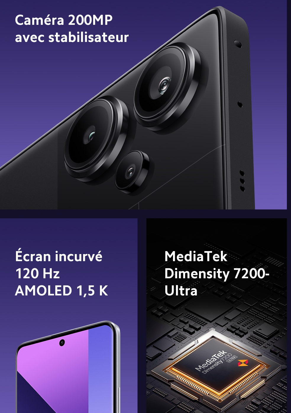 Redemi Note  13 pro plus 5G - Vue détaillée 5