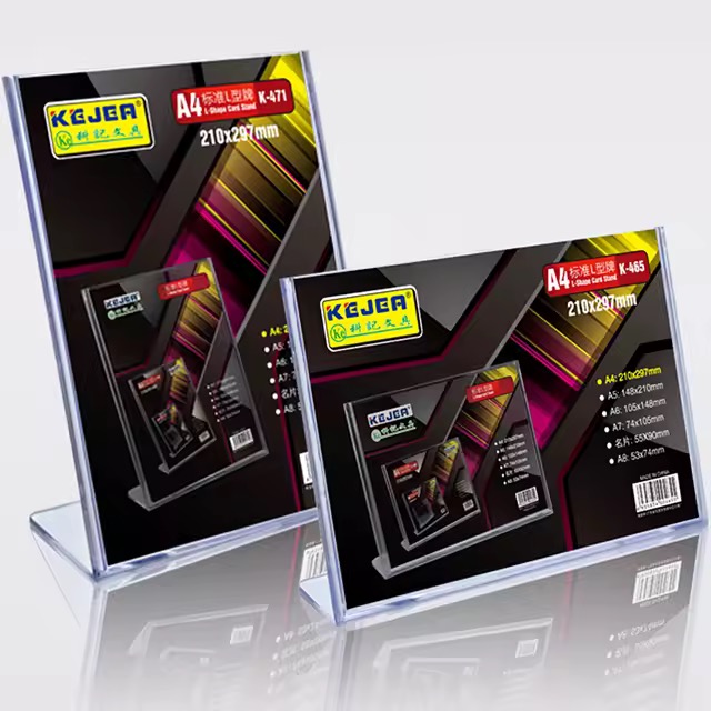 Support Transparent pour cartes de mariage, porte-prix, pour bureau, panneau de qualité, bon marché, pour - Vue détaillée 3