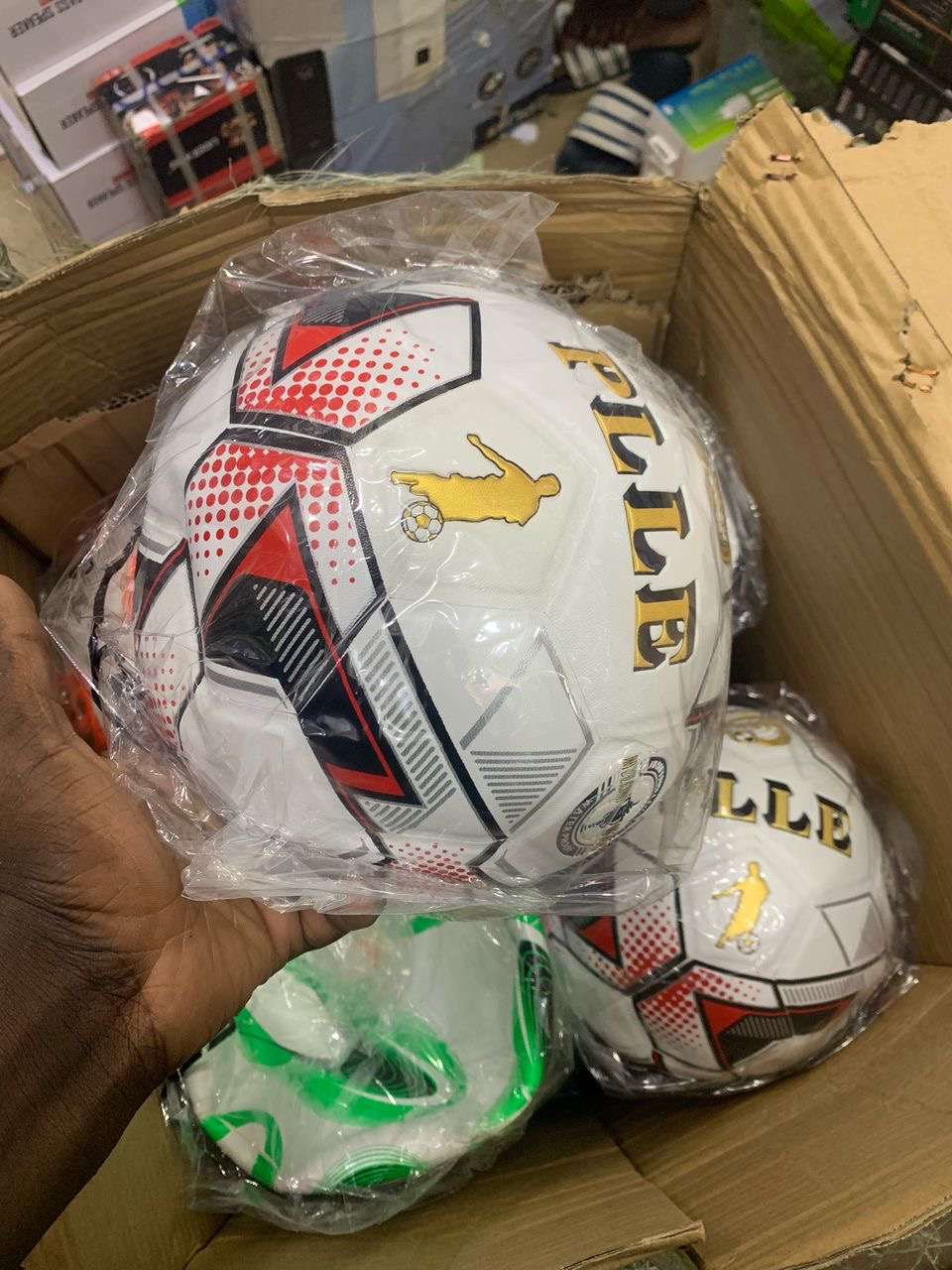 Ballon pelé 5 - Vue détaillée 1