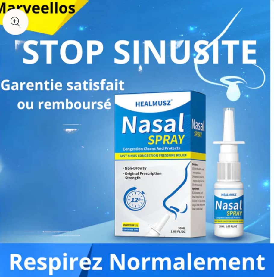 Spray Nasal ✨? PROMO EXCEPTIONNELLE ! ? Libérez votre respiration avec Nasal Spray HealMusz ? - Vue détaillée 2