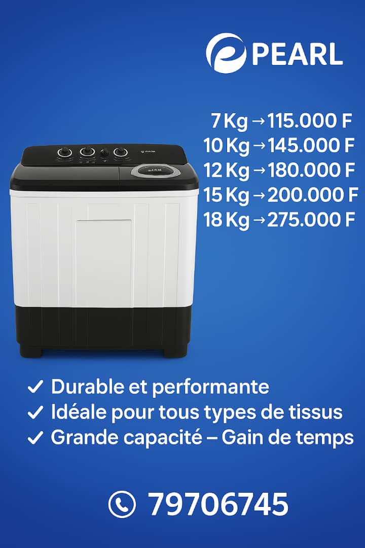 Machine à laver semi automatique - Vue détaillée 1