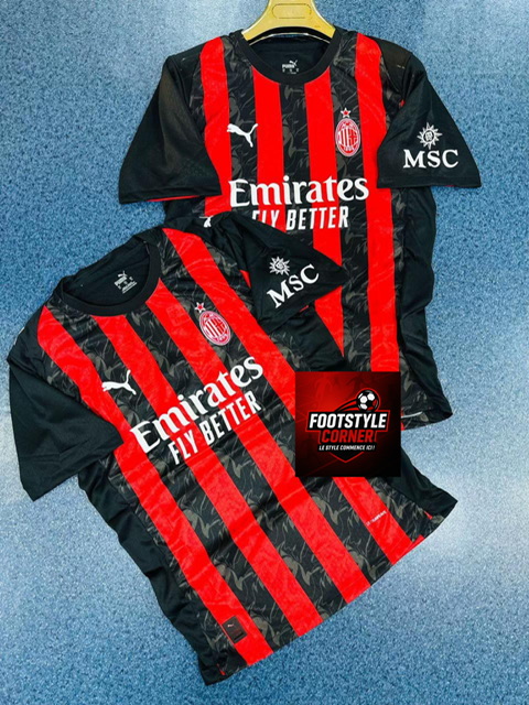 Maillot Milan Ac 25-26 version player - Vue détaillée 1