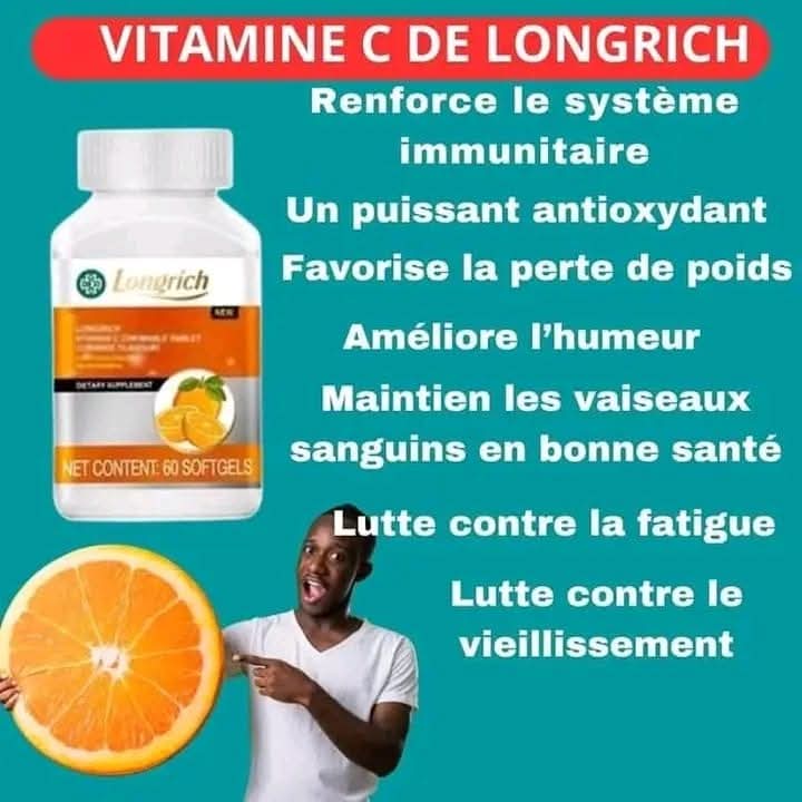 Vitamine C de Longrich - Vue détaillée 1