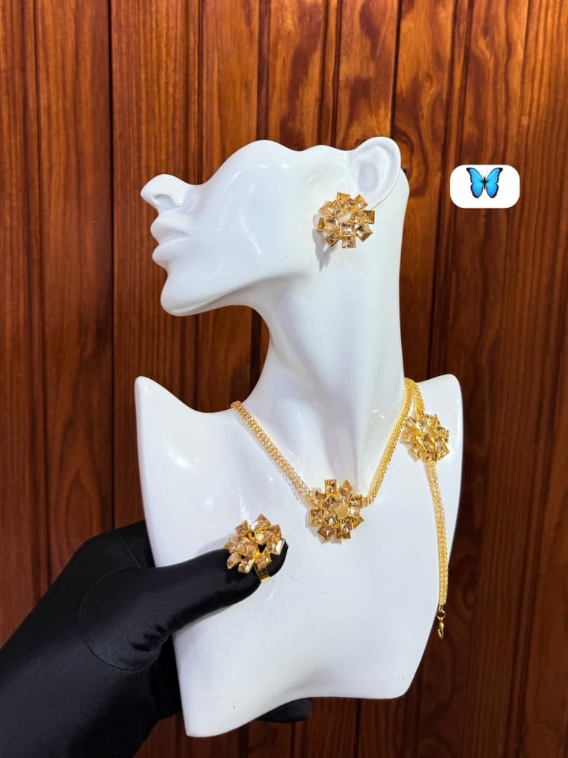 Ensemble Collier + Boucles + Bague + Bracelet* - Vue détaillée 10