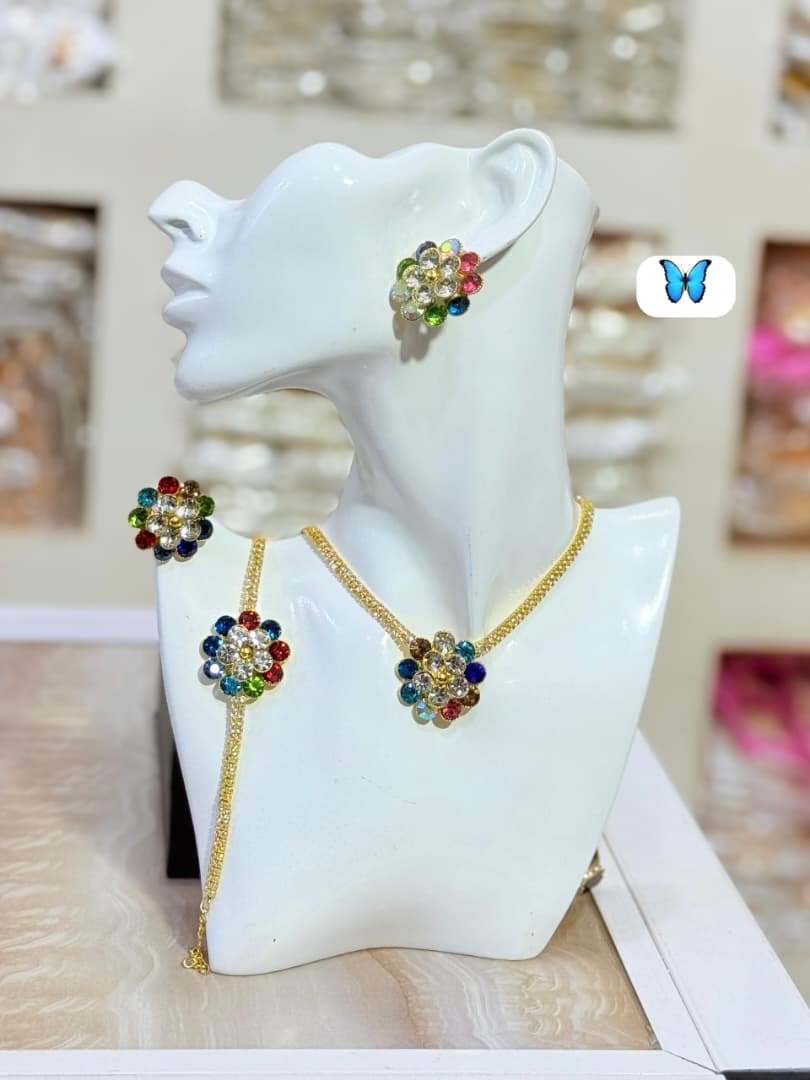 Ensemble Collier + Boucles + Bague + Bracelet* - Vue détaillée 11