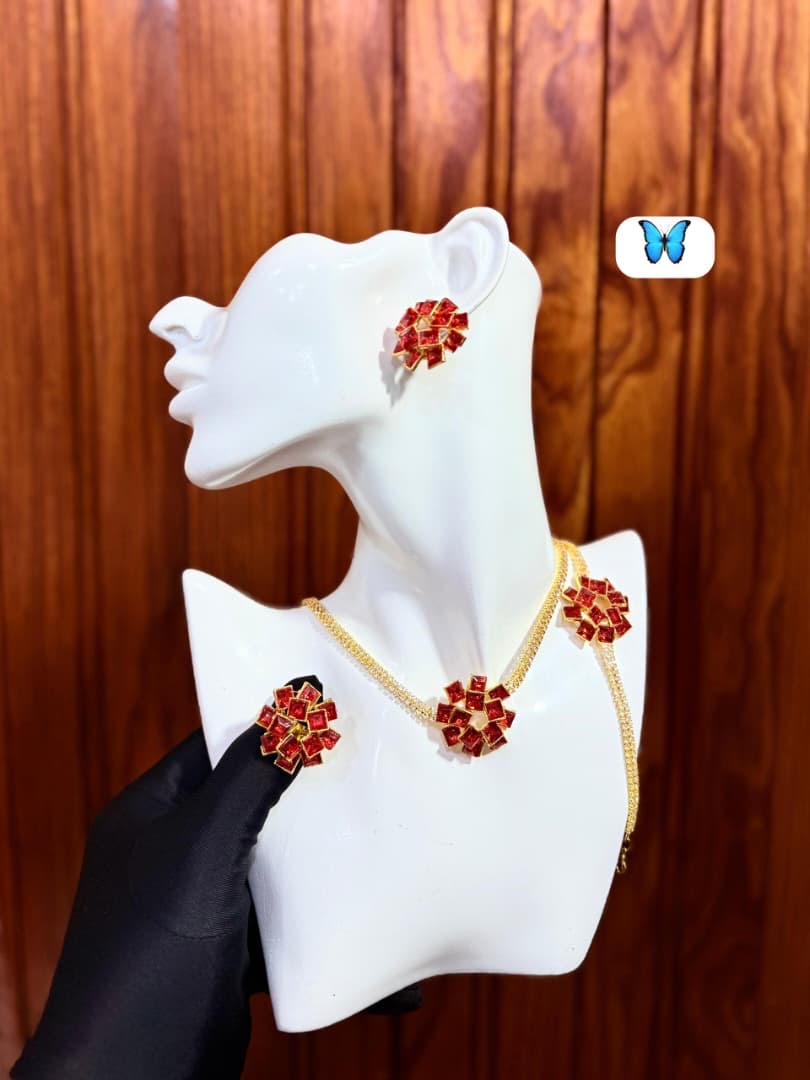 Ensemble Collier + Boucles + Bague + Bracelet* - Vue détaillée 18