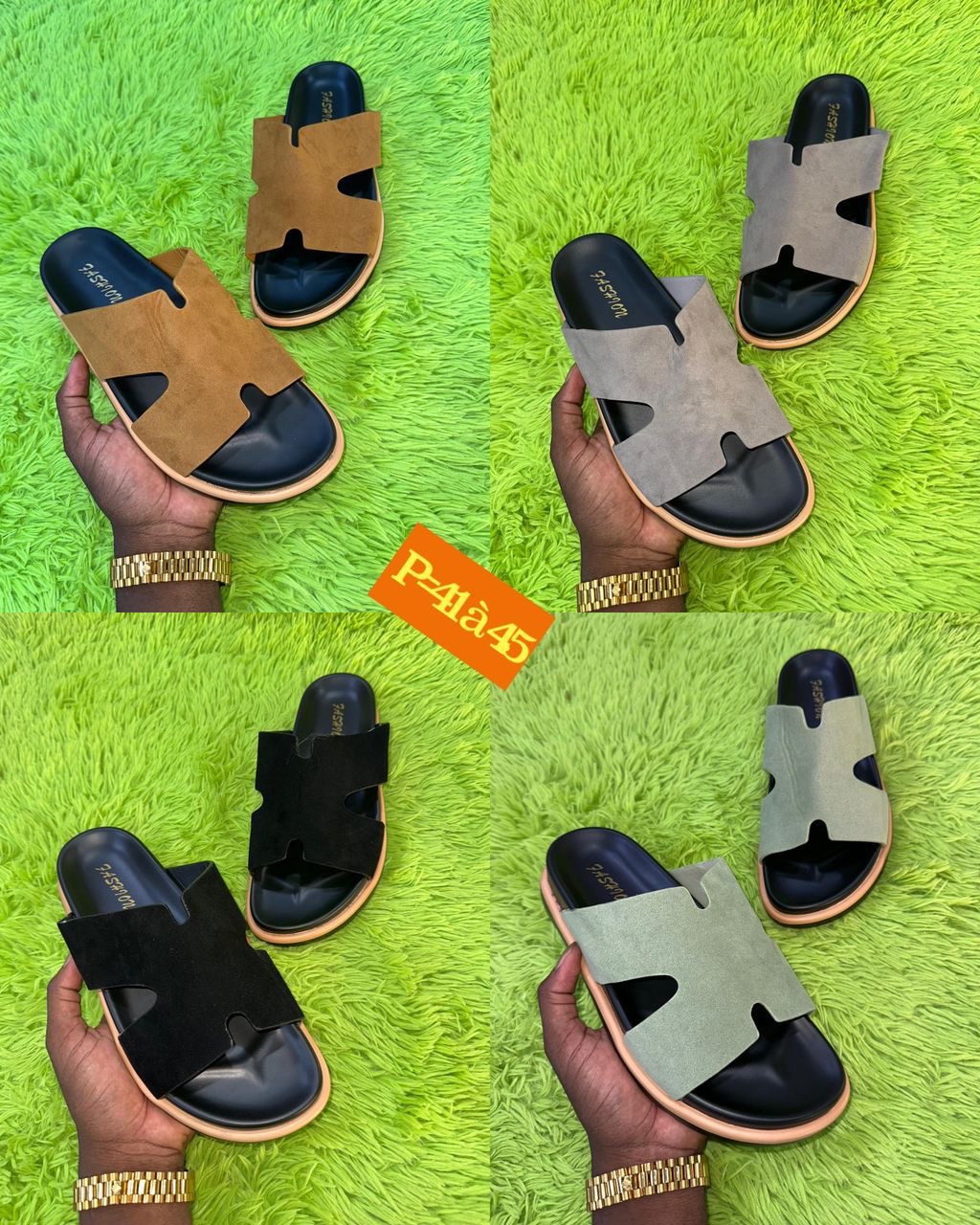 chaussures tapettes Fashion Hermès🥰🥰🥰.* - Vue détaillée 1