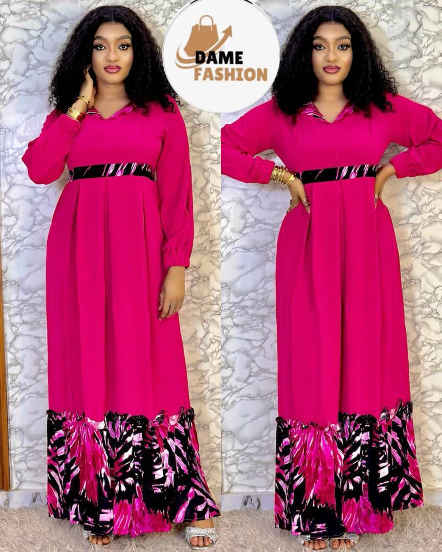 👗 Robe 100% coton sans foulard - Vue détaillée 1