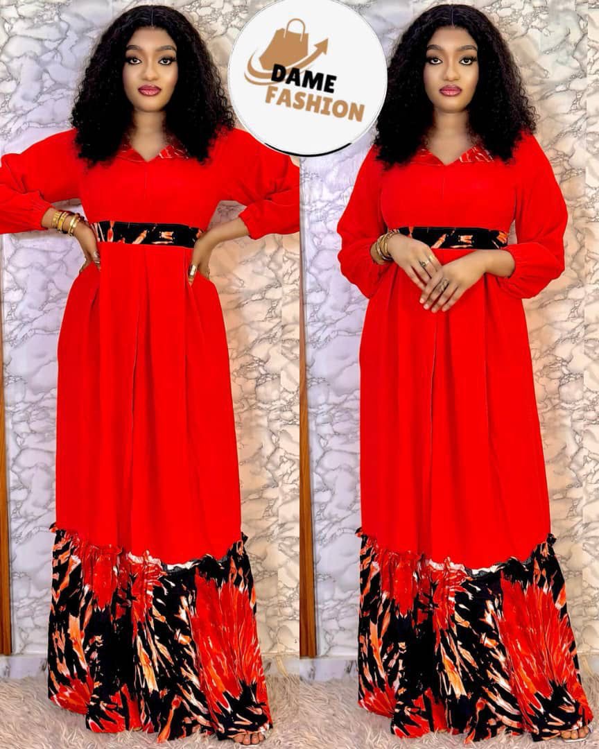 👗 Robe 100% coton sans foulard - Vue détaillée 3