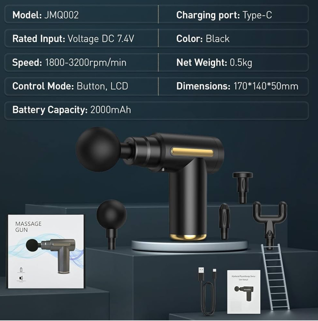 Pistolet de massage - Vue détaillée 7