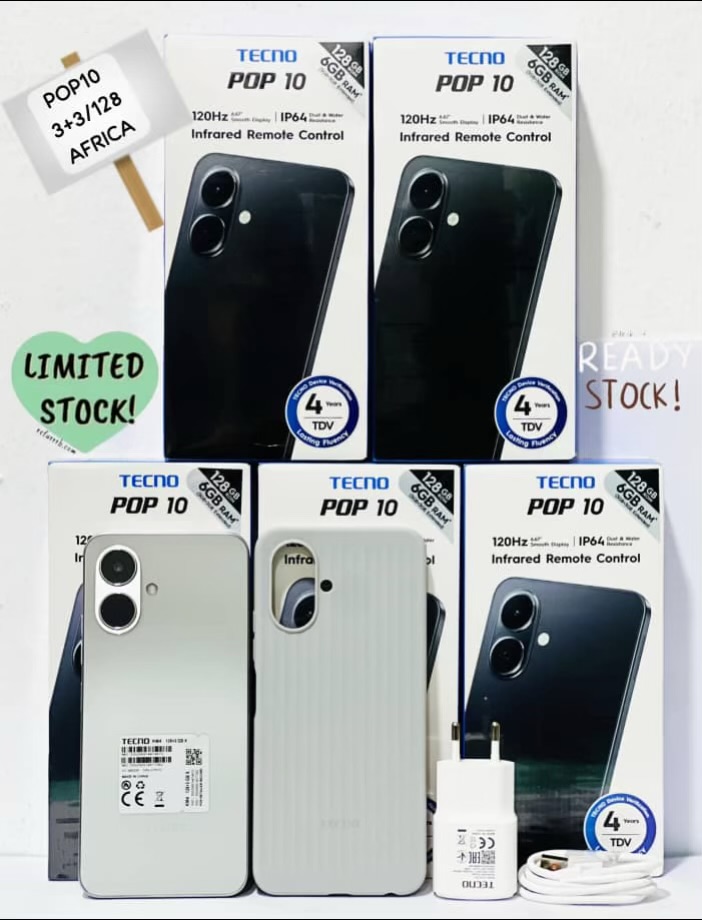 Tecno Spark G1 Spark G2025 pop 10 Camon 30 - Vue détaillée 4