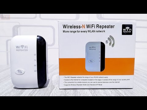 Répéteur WiFi sans fil avec port LAN et bouton WPS – Amplificateur de signal Internet - Vue détaillée 1