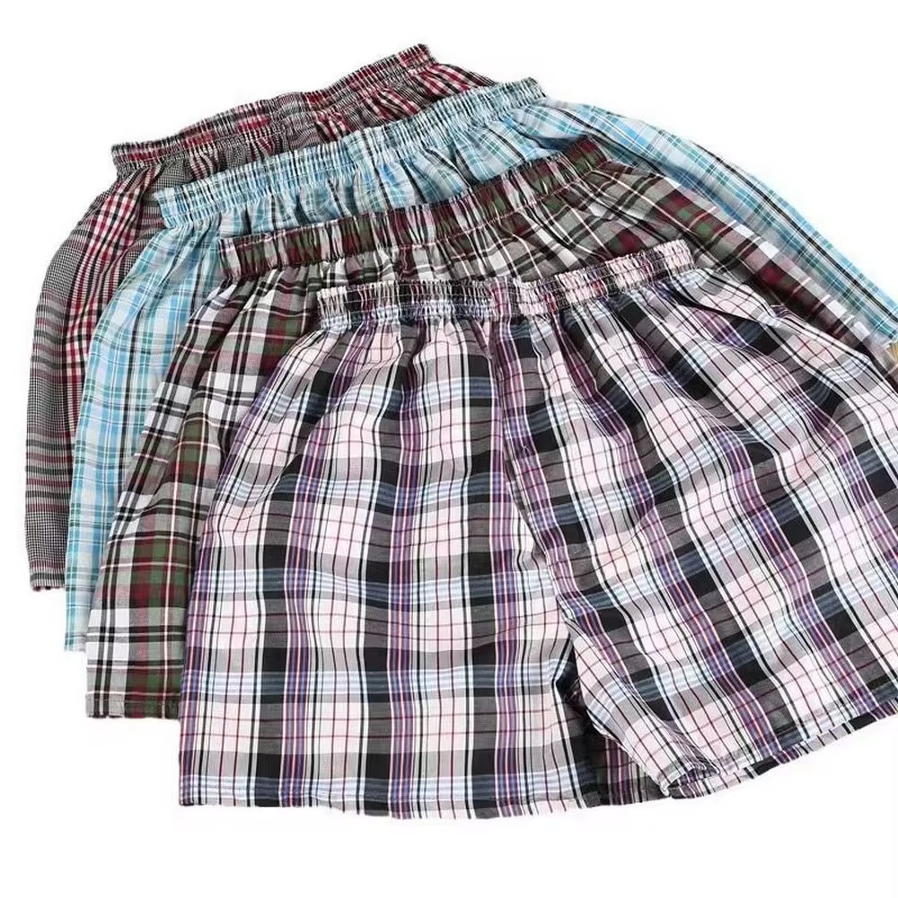 Boxers hommes à carreaux - Lot de 3 - Vue détaillée 2