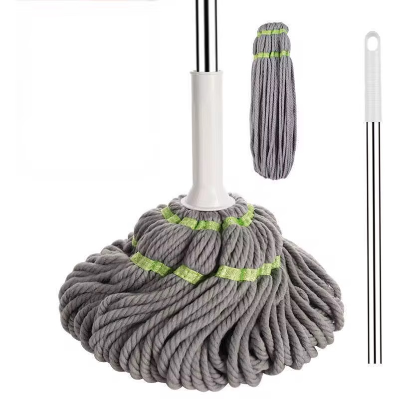 Balai Magique 2 en 1, serpillère à essorage automatique, serpillères torsadées pour le nettoyage du sol, nettoyage des murs ronds, 360 degrés, - Vue détaillée 1