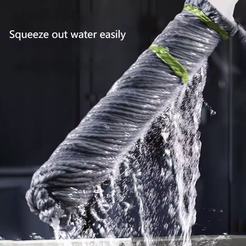 Balai Magique 2 en 1, serpillère à essorage automatique, serpillères torsadées pour le nettoyage du sol, nettoyage des murs ronds, 360 degrés, - Vue détaillée 5